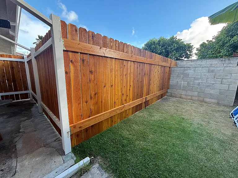 Private yard space