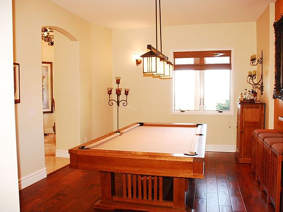 Dining Room is used as a pool room