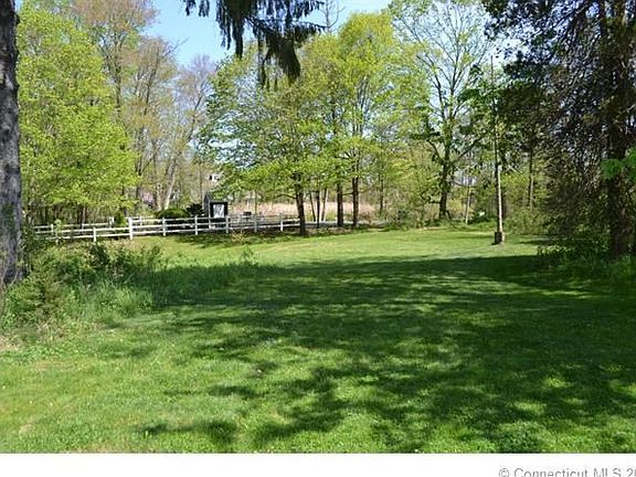 Side yard of property