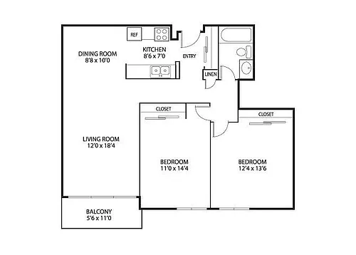 Floor plan McGuire & Fox Meadow