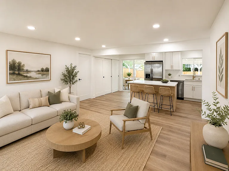 Living Room Staged