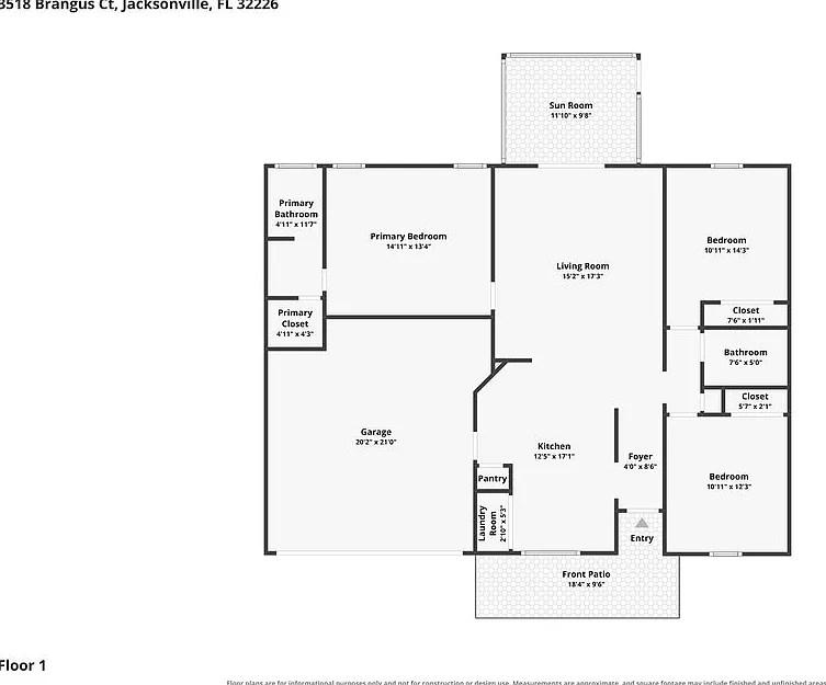 3 bed, 2.0 bath, 1351 sqft, $2,130 — Photo 2