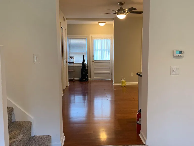 Family room to kitchen view