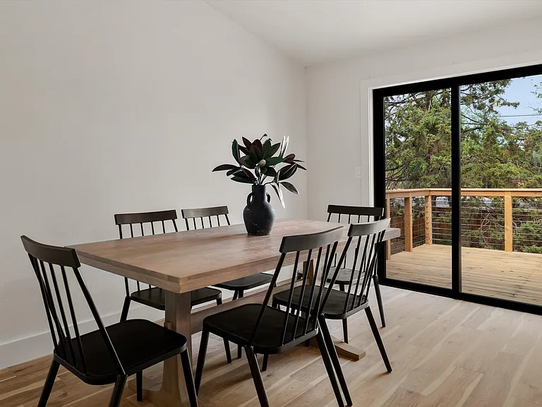 Staged, rental is unfurnished