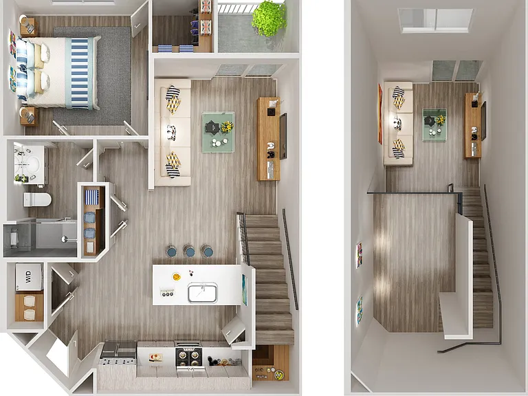 Savoy | 1 Bed+Den/1 Bath Loft | 940 SF Savoy | 1 Bed+Den/1 Bath Loft | 940 SF