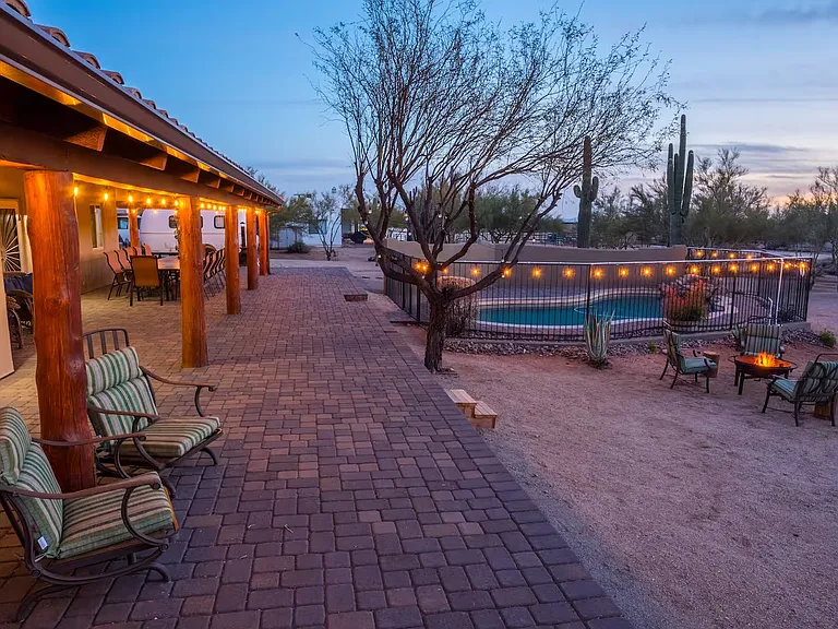 Back patio