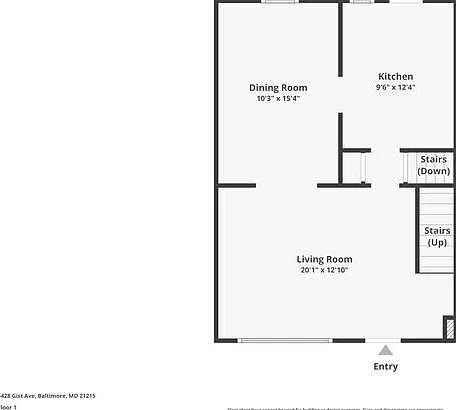 3 bed, 1.5 bath, 1160 sqft, $1,545 — Photo 2