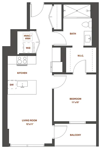 Floor plan 1-D