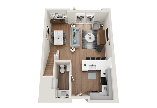 Floor plan 1x0 - Willow