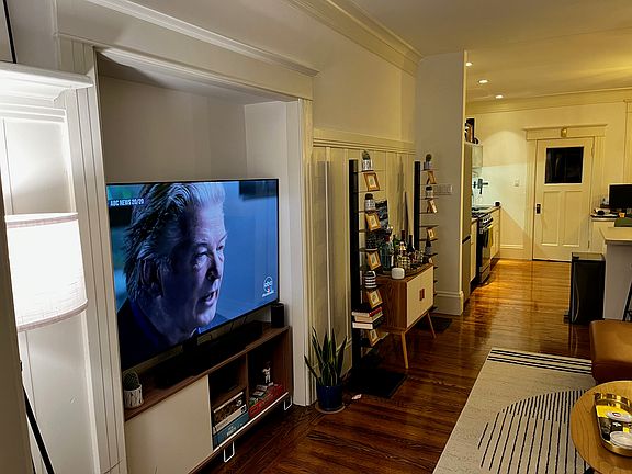 Large tv nook