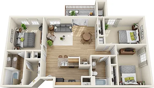 Floor plan C1