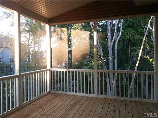Screened deck