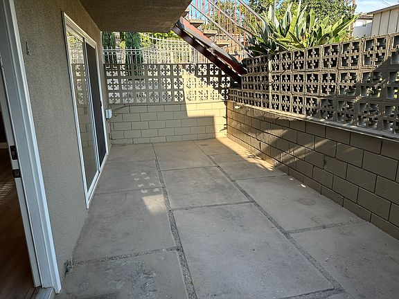 Private Patio for Unit A.