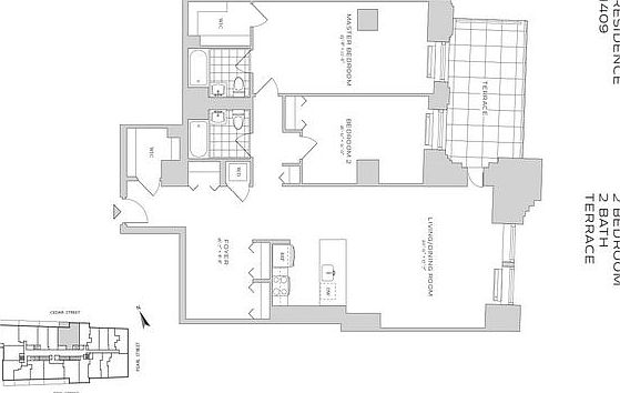 2nd image of 70 Pine St APT 1409