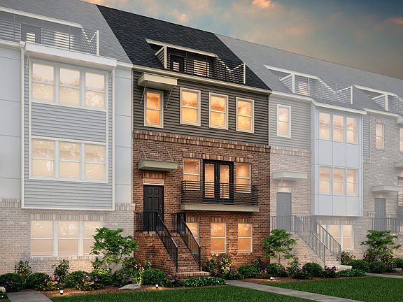 Dickenson Exterior 45 features Brick, Siding, Balcony and Terrace