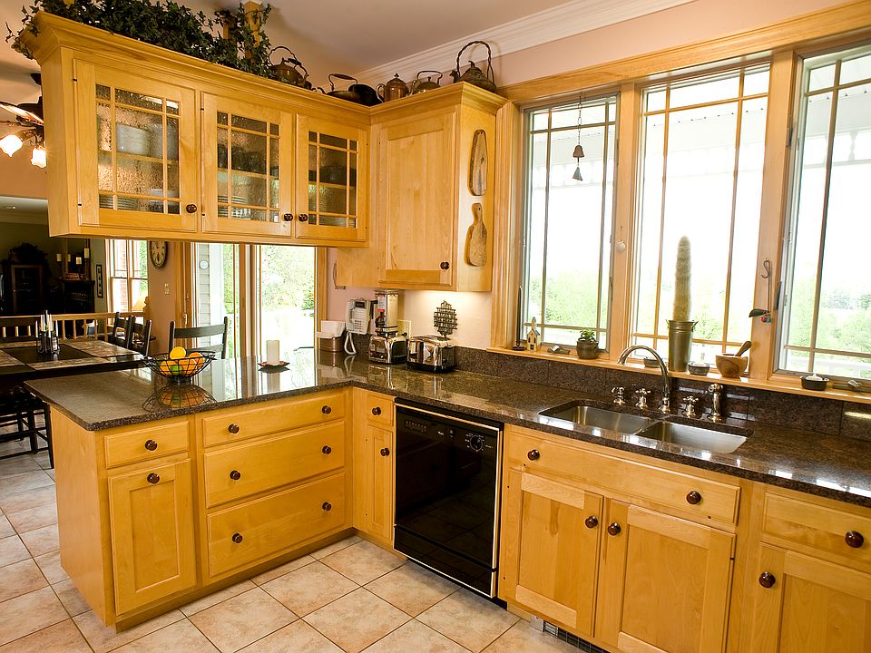 Kitchen Birch Cabinets