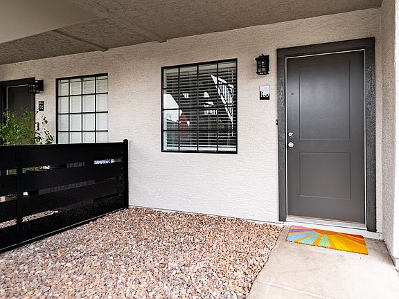Our 1st floor 2 bedrooms feature a front patio, as well as one out back!