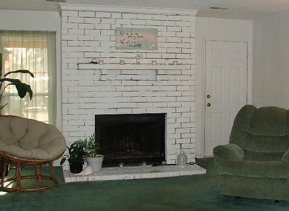 Great room fireplace.