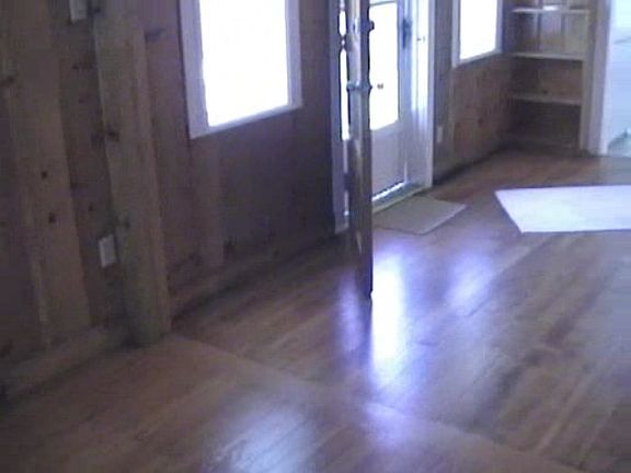 Beautifully refinished hardwood floors