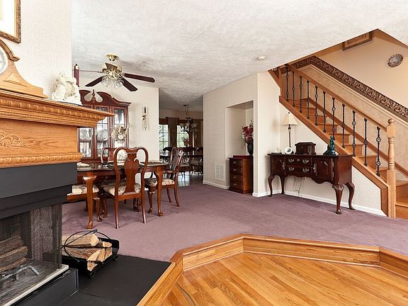 Notice the sunken HW floors