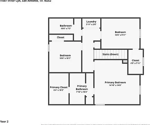3 bed, 2.5 bath, 1553 sqft, $1,495 — Photo 3