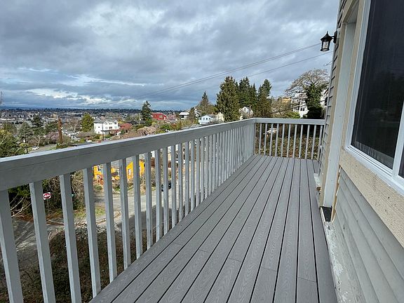 Deck is big enough for your grill and friends.