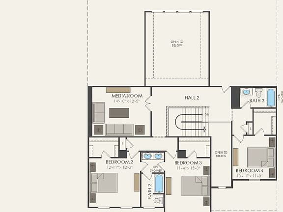 Second Floor 4 br 3.5 ba