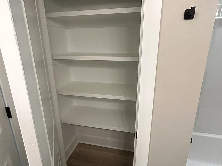 Bathroom linen closet