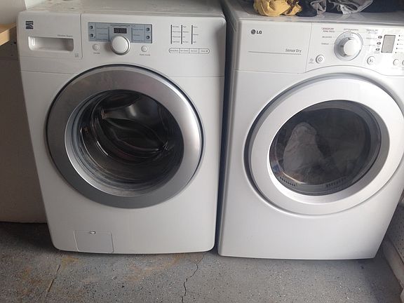 Laundry in Garage
