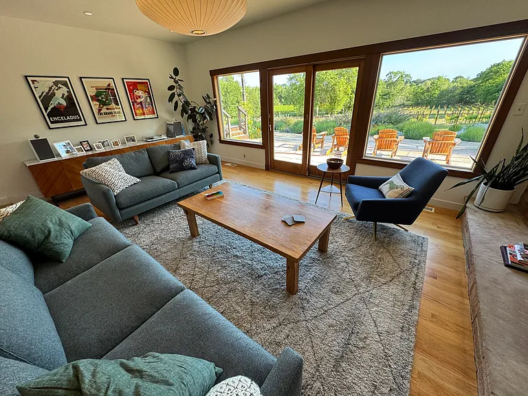 The living room