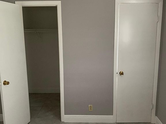 Closets in living room.