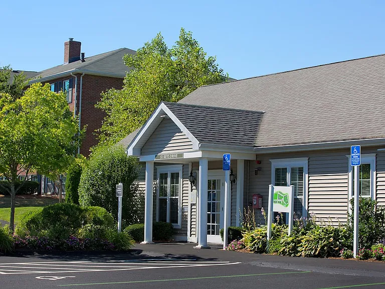 Leasing center entrance