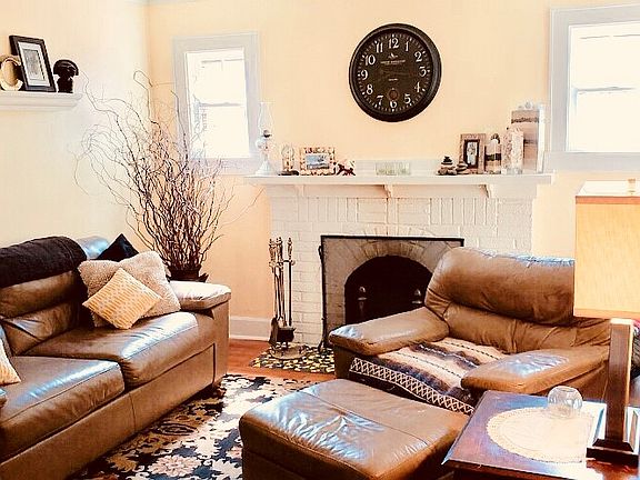 Front room with fireplace!