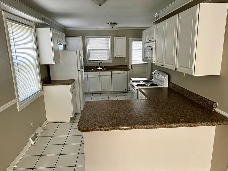 Kitchen from inside the living room