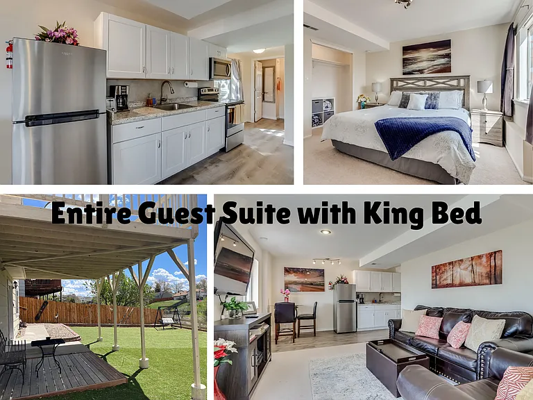 Guest suite in basement is self-contained