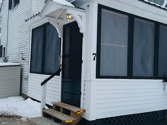 Rear entrance to porch