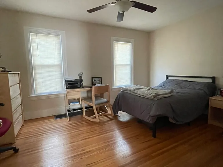 Bedroom 4: Our NEW furniture; photo shows student belongings.