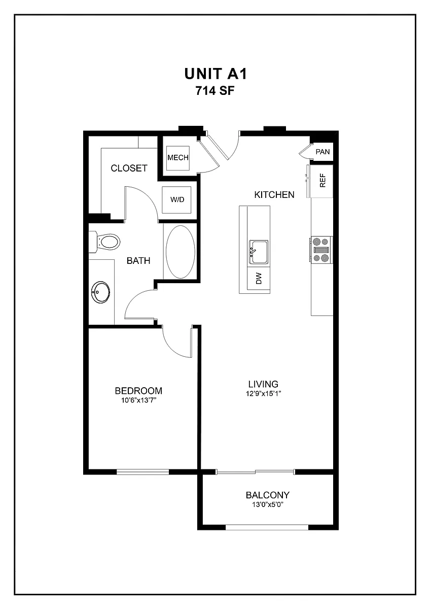 Floor plan A1