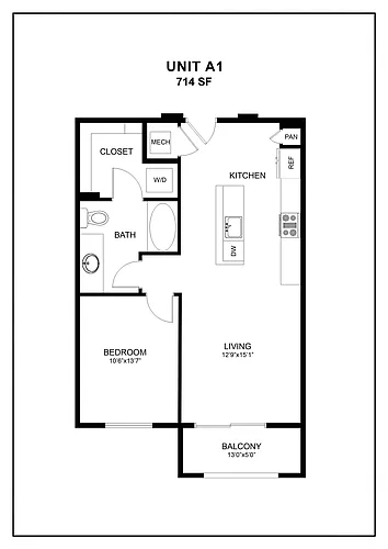 Floor plan A1