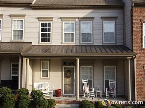 Front porch overlooks wonderful park