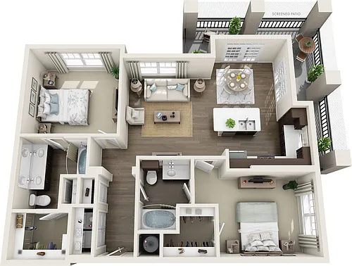 Floor plan B3