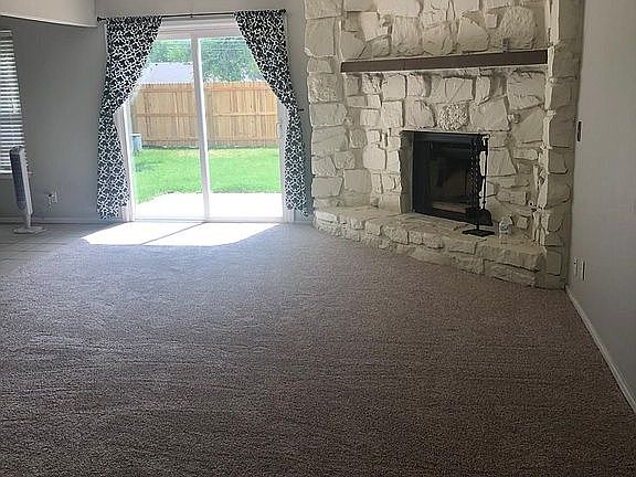 Living room and Fireplace