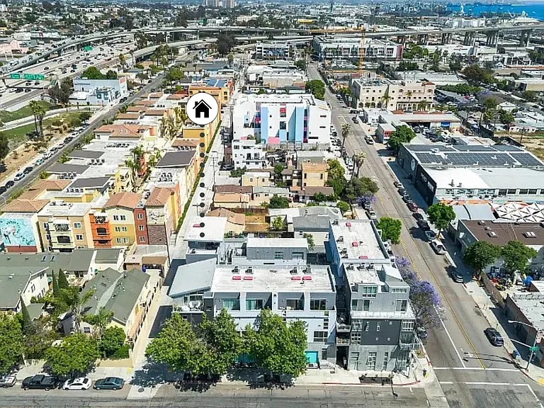 Aerial View of BVL - Bridge View Lofts