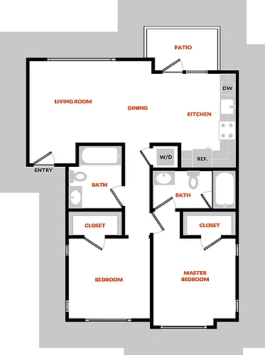 Floor plan Plan 2E