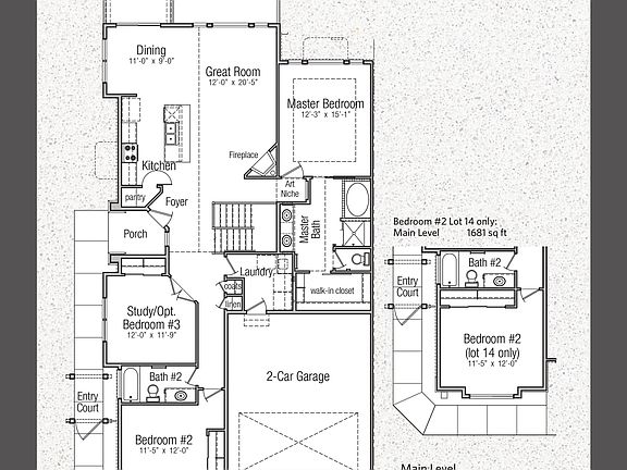 Lot 14, 18, and 20 Parkside The Briarwood Main Level