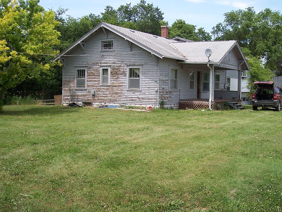 South side of house