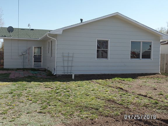 Rear patio area
