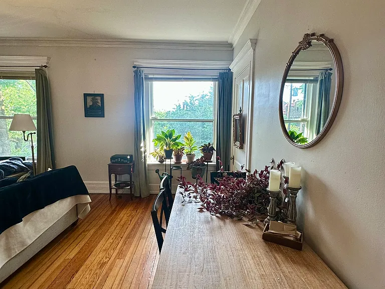Dining Table along Wall in Main Room