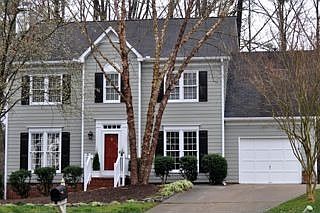 Front view of house
