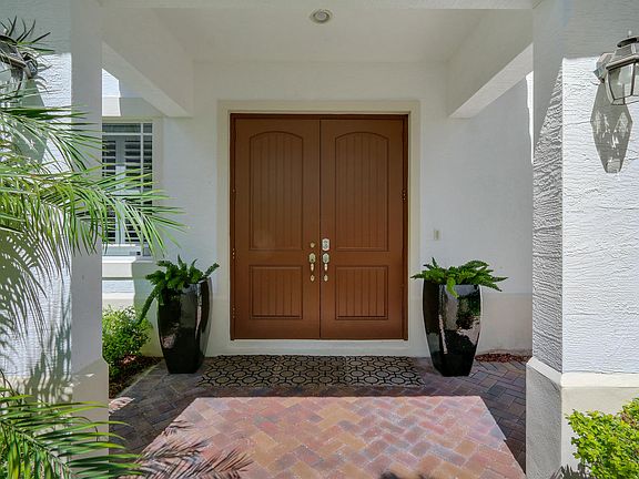 Front door with touch screen